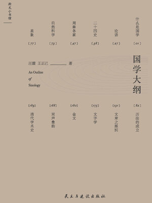 cover image of 国学大纲